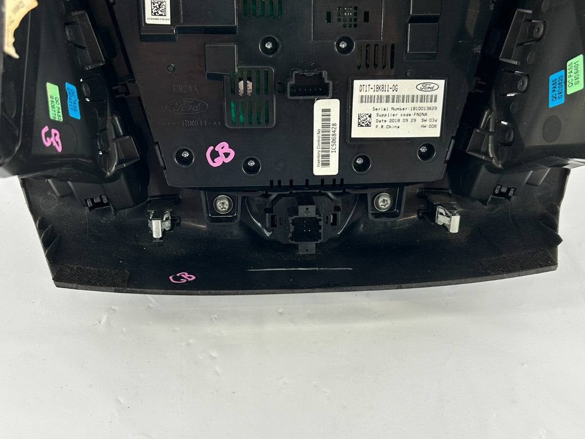 14-18 Ford Transit Connect Dash Radio Control Panel Air Vents OE DT1T-18K811-DG