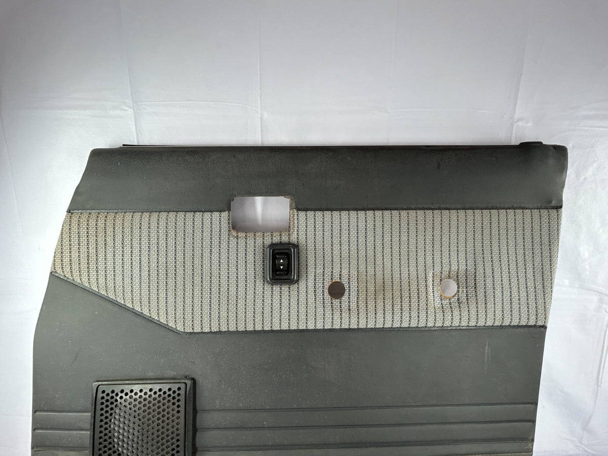 1988-1990 Toyota Land Cruiser Front Right Door Panel Gray OEM 67610-90G49-03