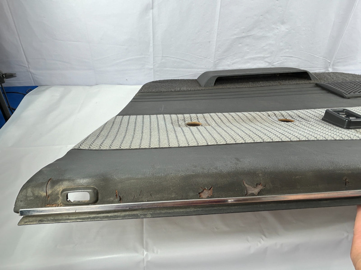 1988-1990 Toyota Land Cruiser Front Right Door Panel Gray OEM 67610-90G49-03