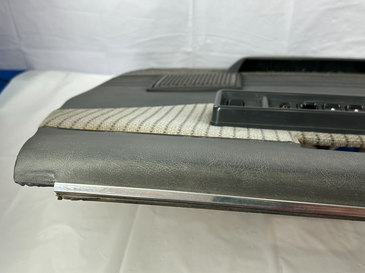 1988-1990 Toyota Land Cruiser Front Left Door Panel Card Gray OEM 67620-90G07-03