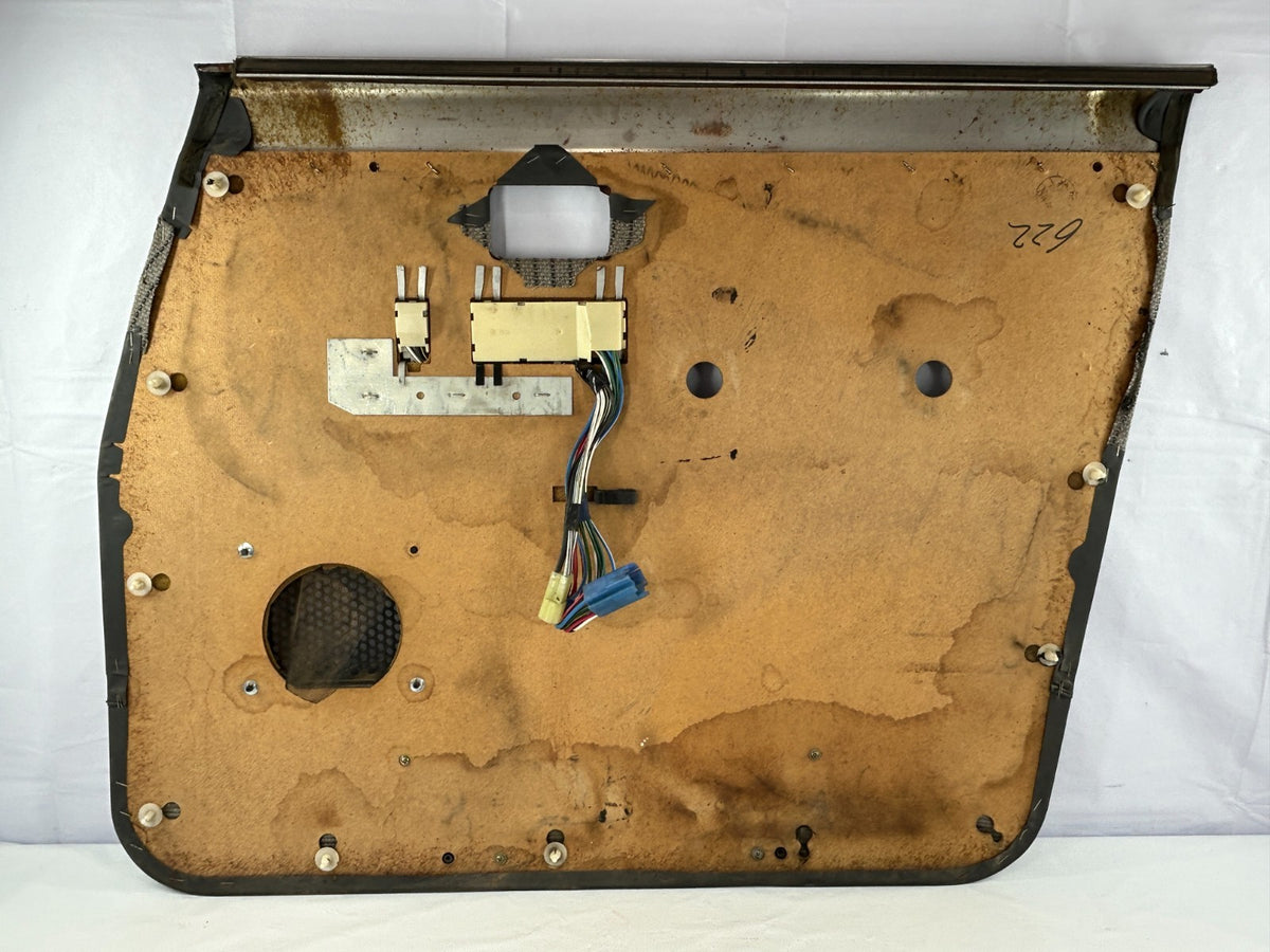 1988-1990 Toyota Land Cruiser Front Left Door Panel Card Gray OEM 67620-90G07-03