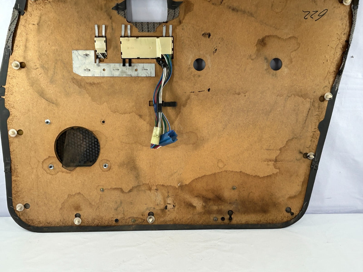1988-1990 Toyota Land Cruiser Front Left Door Panel Card Gray OEM 67620-90G07-03