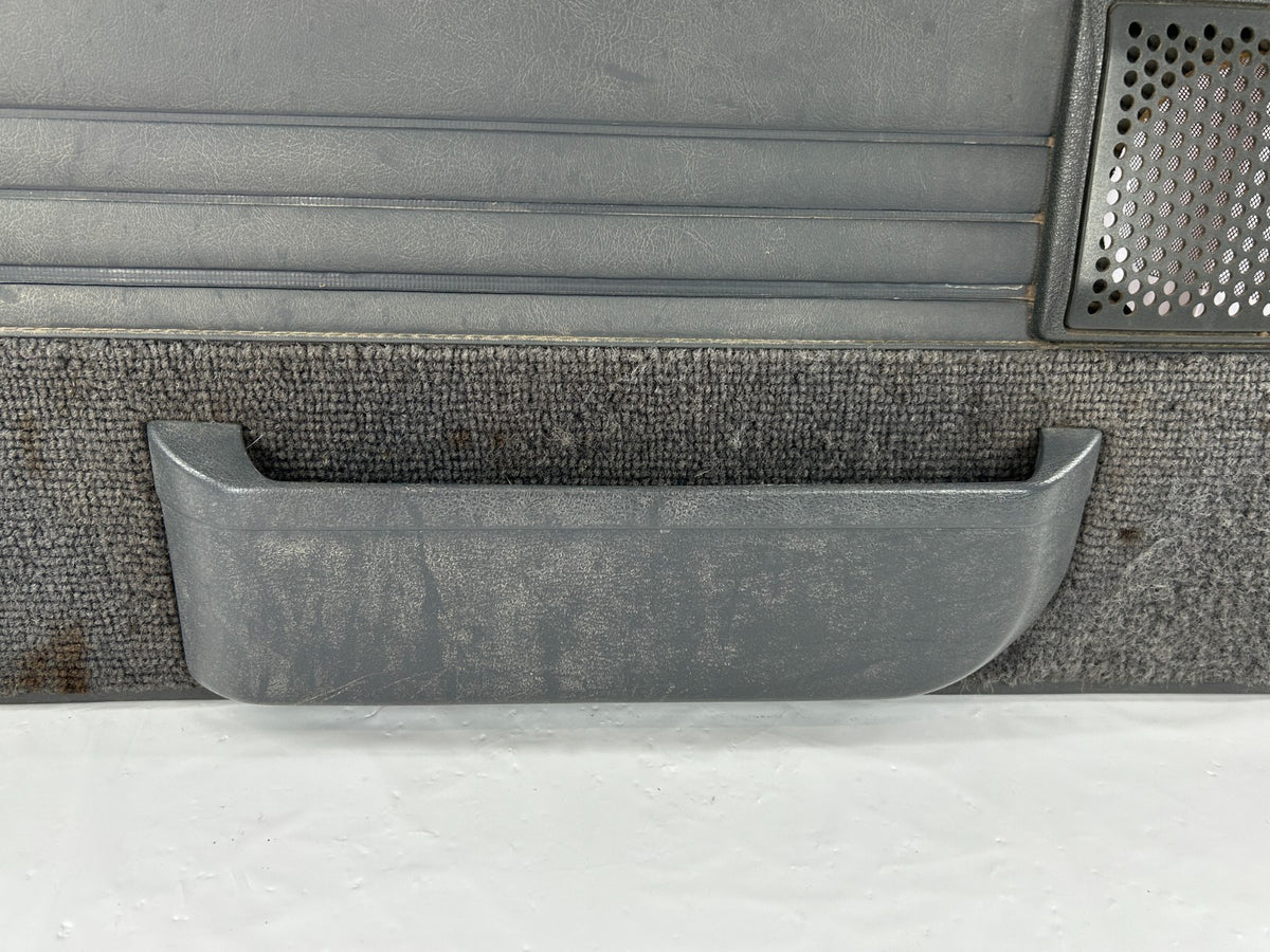 1988-1990 Toyota Land Cruiser Front Left Door Panel Card Gray OEM 67620-90G07-03