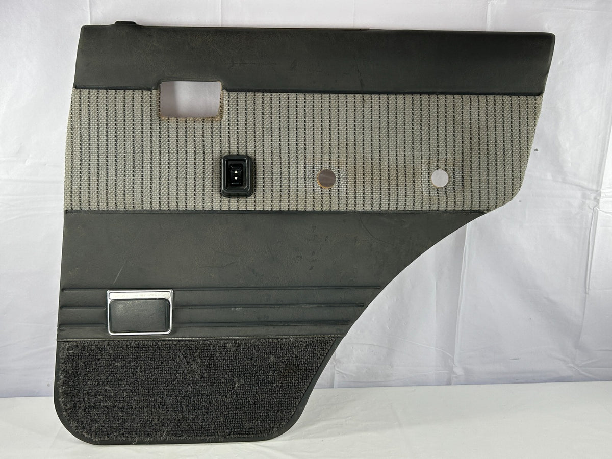 1988-1990 Toyota Land Cruiser FJ62 Rear Right Side Door Panel Card Gray OEM
