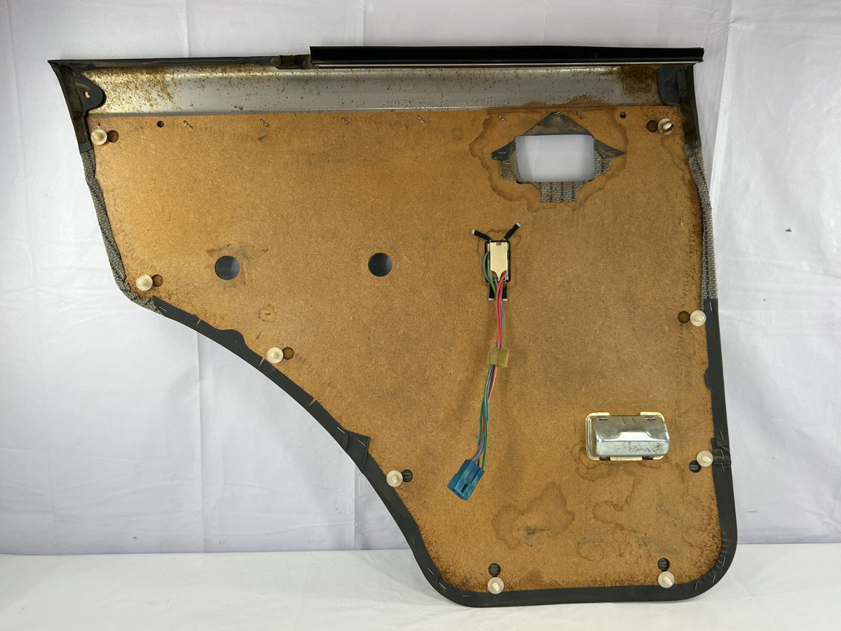 1988-1990 Toyota Land Cruiser FJ62 Rear Right Side Door Panel Card Gray OEM
