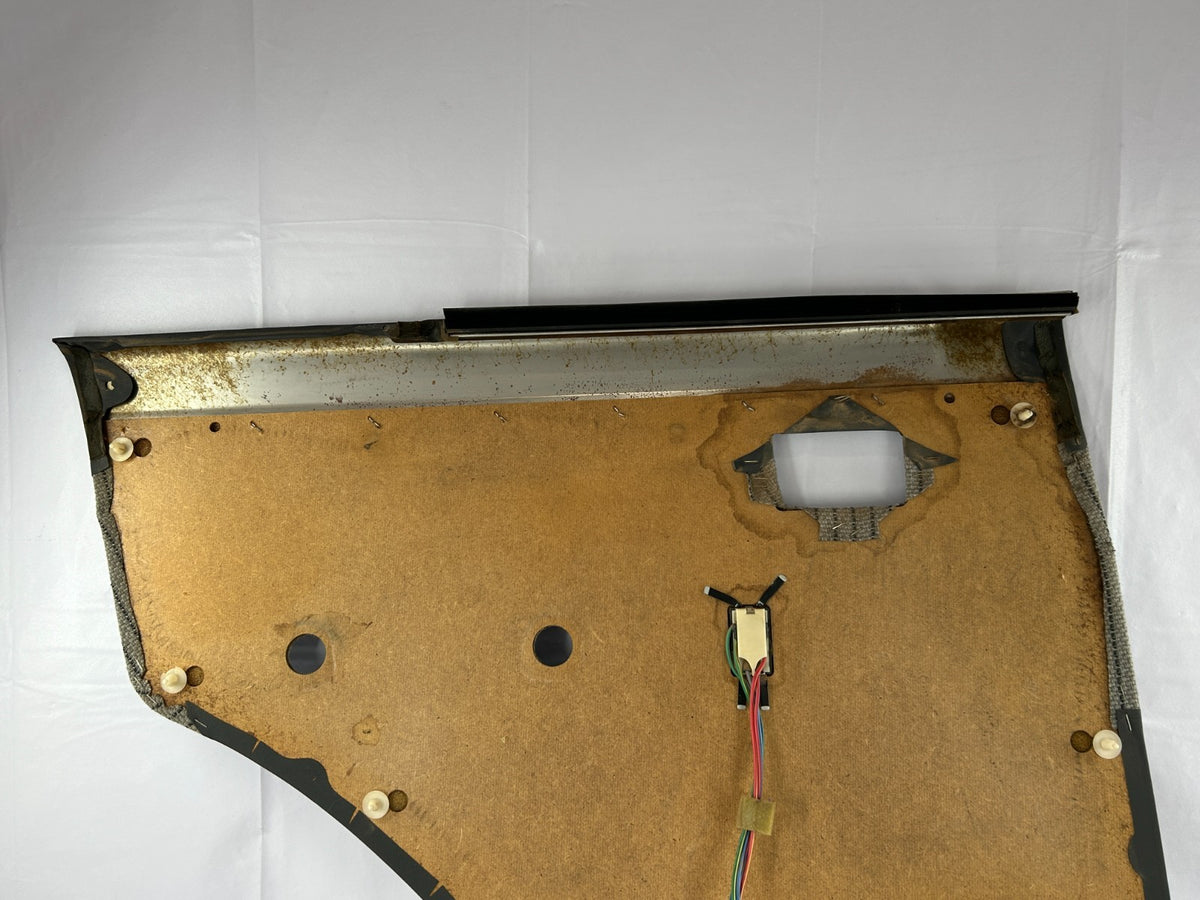 1988-1990 Toyota Land Cruiser FJ62 Rear Right Side Door Panel Card Gray OEM