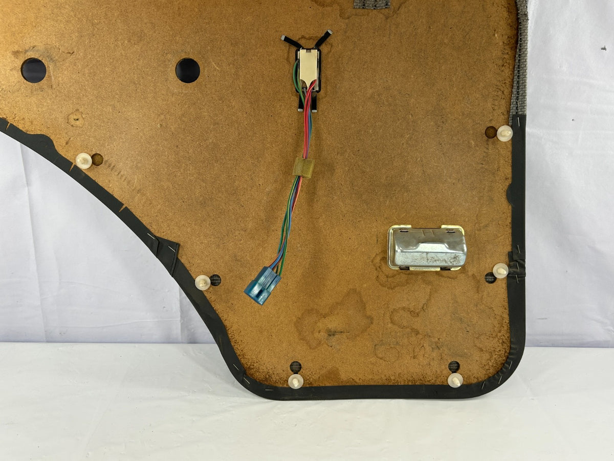 1988-1990 Toyota Land Cruiser FJ62 Rear Right Side Door Panel Card Gray OEM