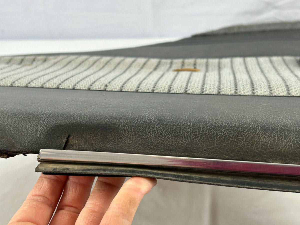 1988-1990 Toyota Land Cruiser FJ62 Rear Right Side Door Panel Card Gray OEM