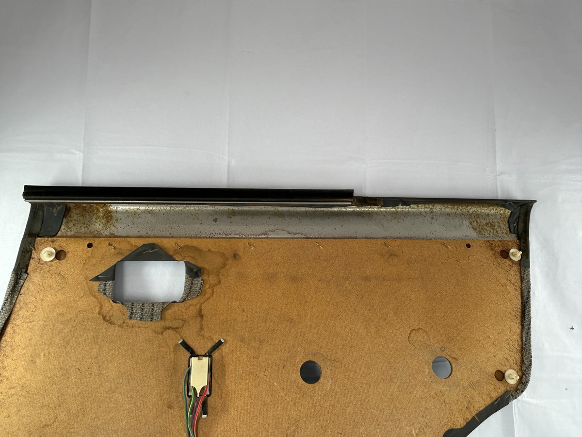 1988-1990 Toyota Land Cruiser FJ62 Rear Left Side Door Panel Card Gray OEM