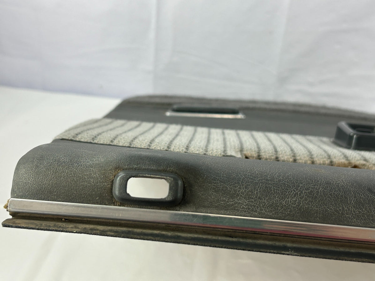 1988-1990 Toyota Land Cruiser FJ62 Rear Left Side Door Panel Card Gray OEM