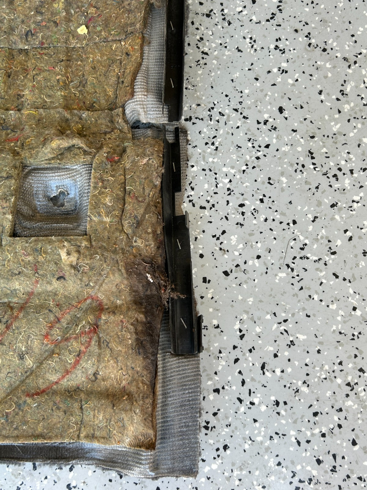 1986-1990 Toyota Land Cruiser Rear 2nd Row Floor Carpet Gray OEM 58540-90A83-03