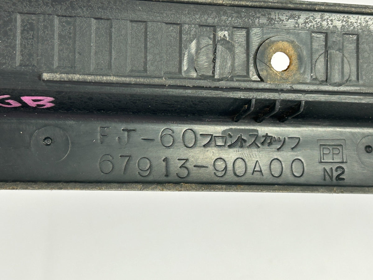 1981-1990 Toyota Land Cruiser Front Left Door Scuff Plate OEM 67913-90A00-03