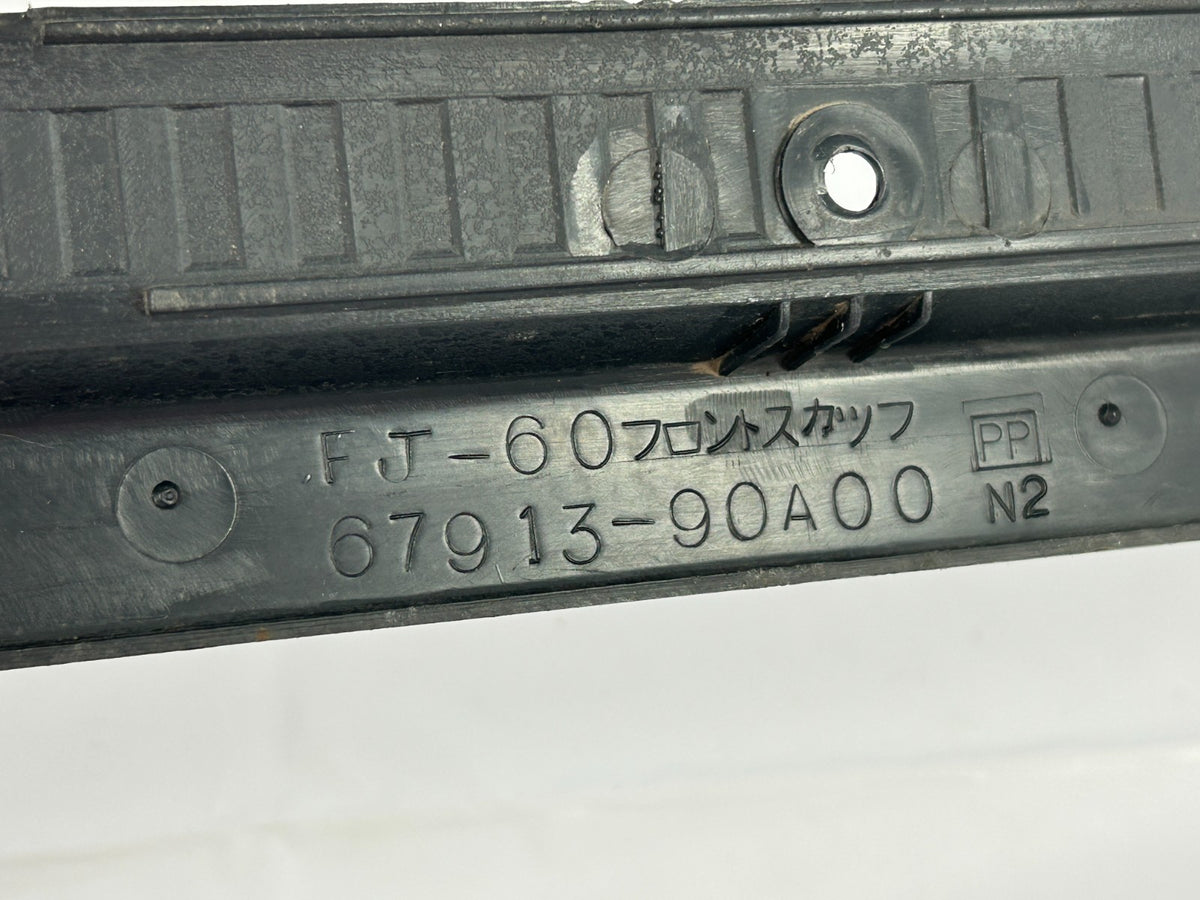 1981-1990 Toyota Land Cruiser Front Right Door Scuff Plate OEM 67913-90A00-03
