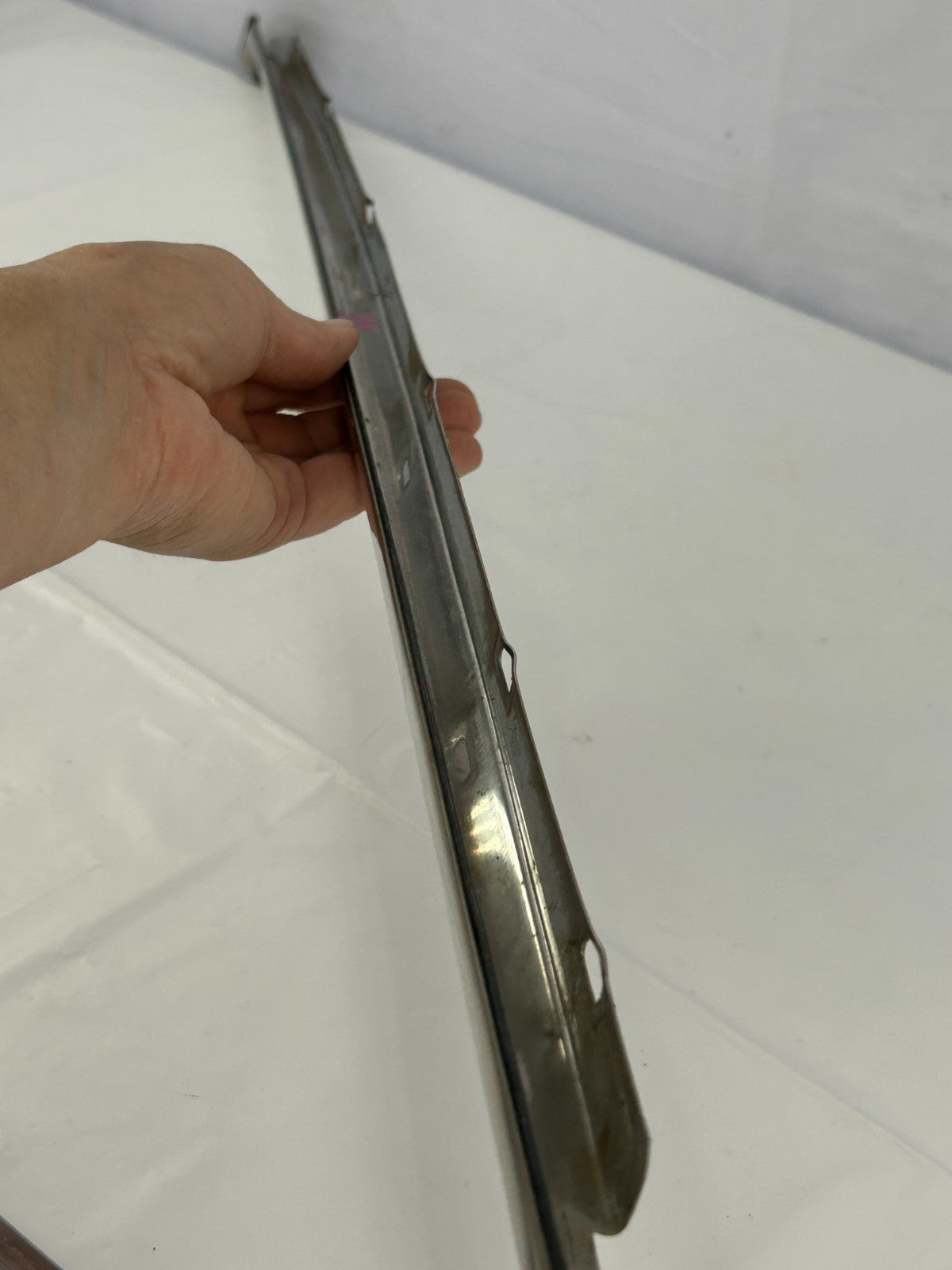 1989 Toyota Land Cruiser FJ62 Front Right Side Window Chrome Molding Trim OEM