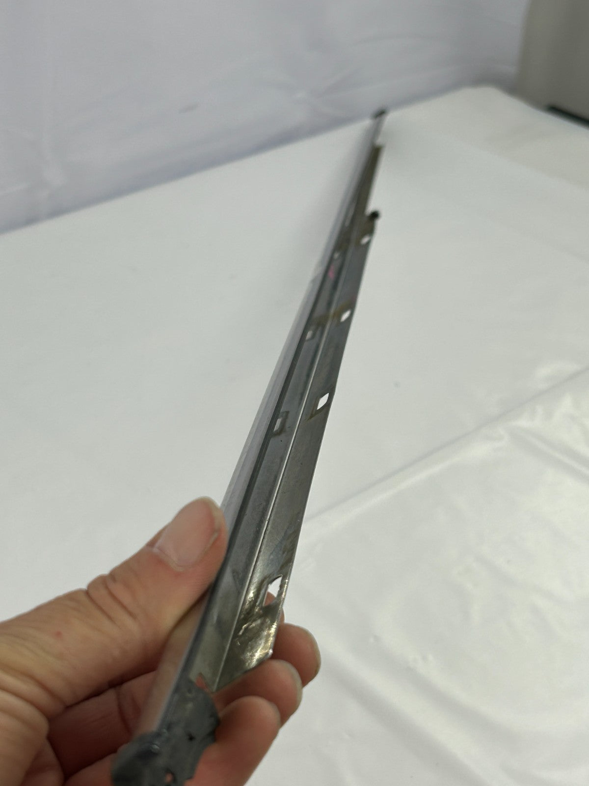 1989 Toyota Land Cruiser FJ60 FJ62 Rear Left Window Chrome Molding Trim OEM