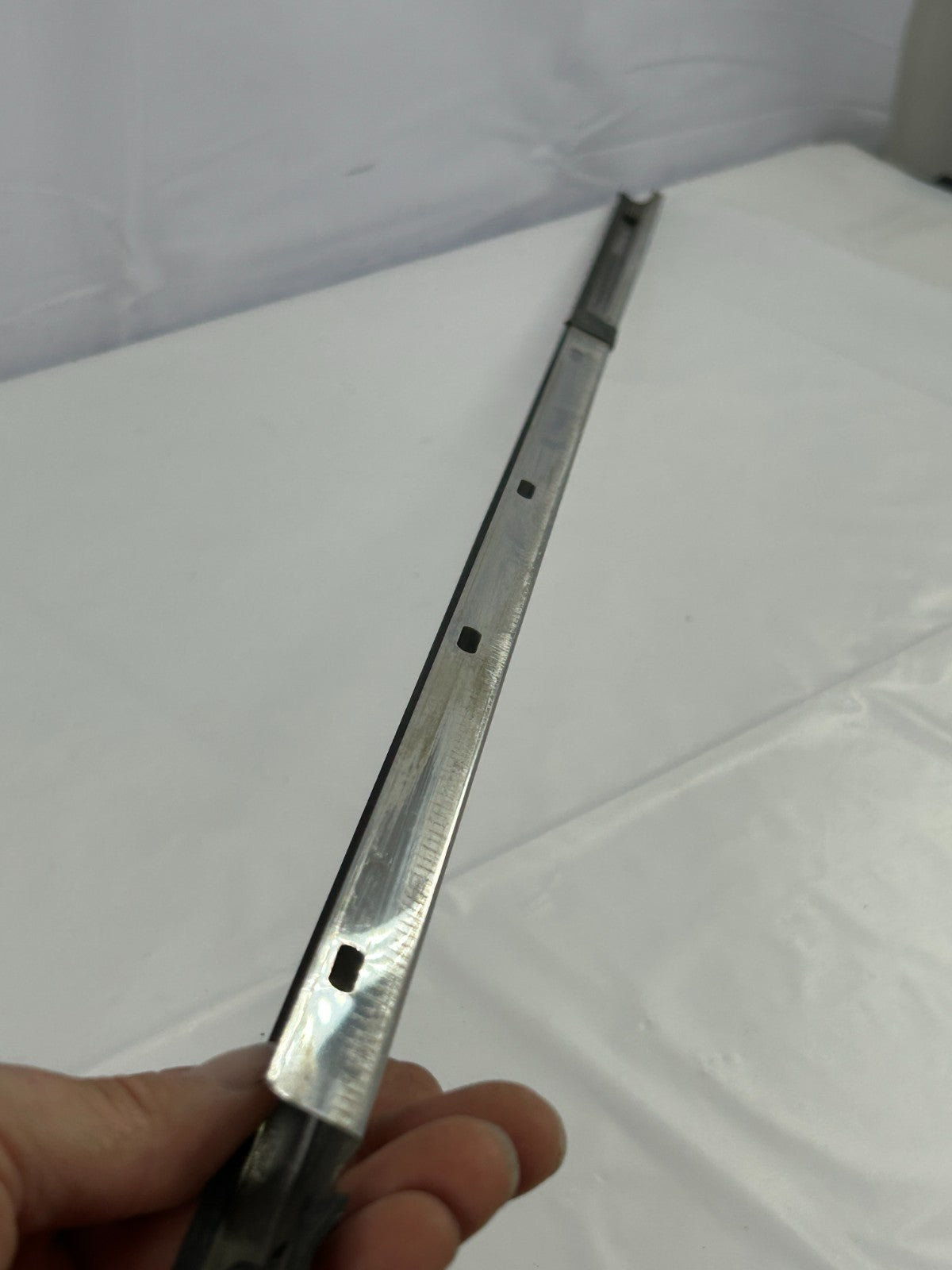 1989 Toyota Land Cruiser FJ60 FJ62 Rear Left Window Chrome Molding Trim OEM