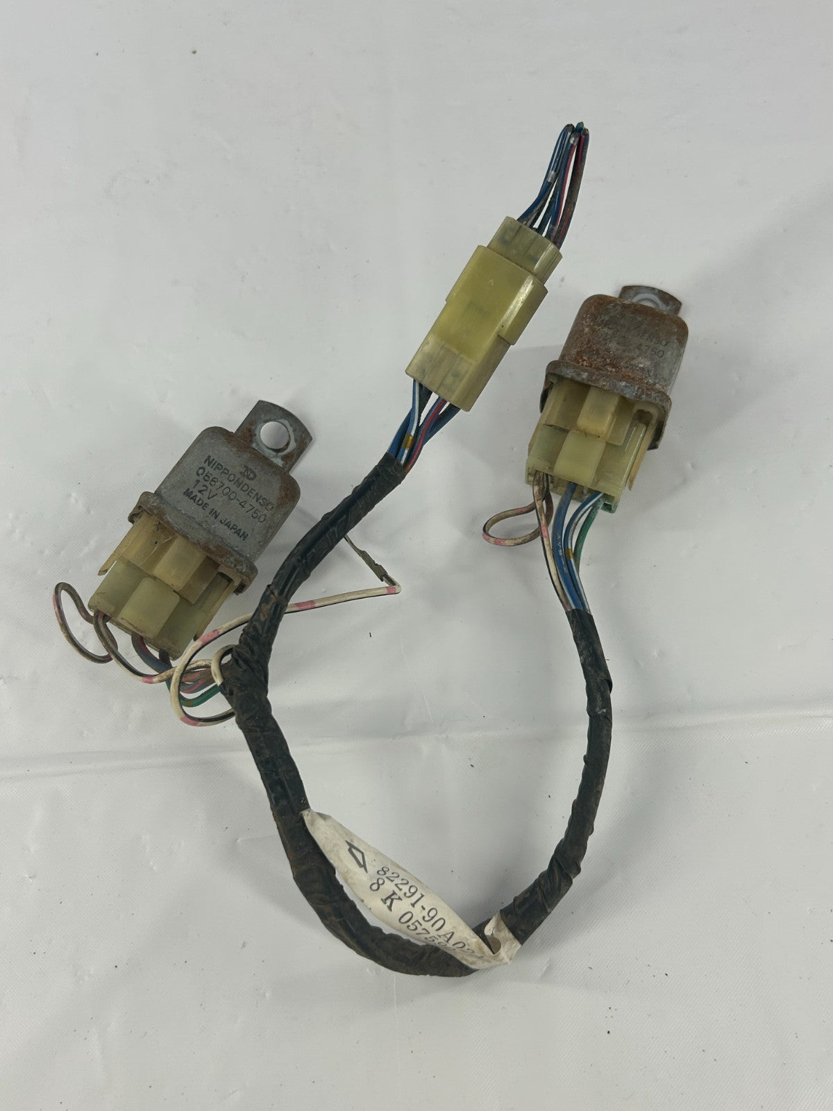 1988-1990 Toyota Land Cruiser Heater Relay Solenoid Wire Harness OEM 82291-90A02