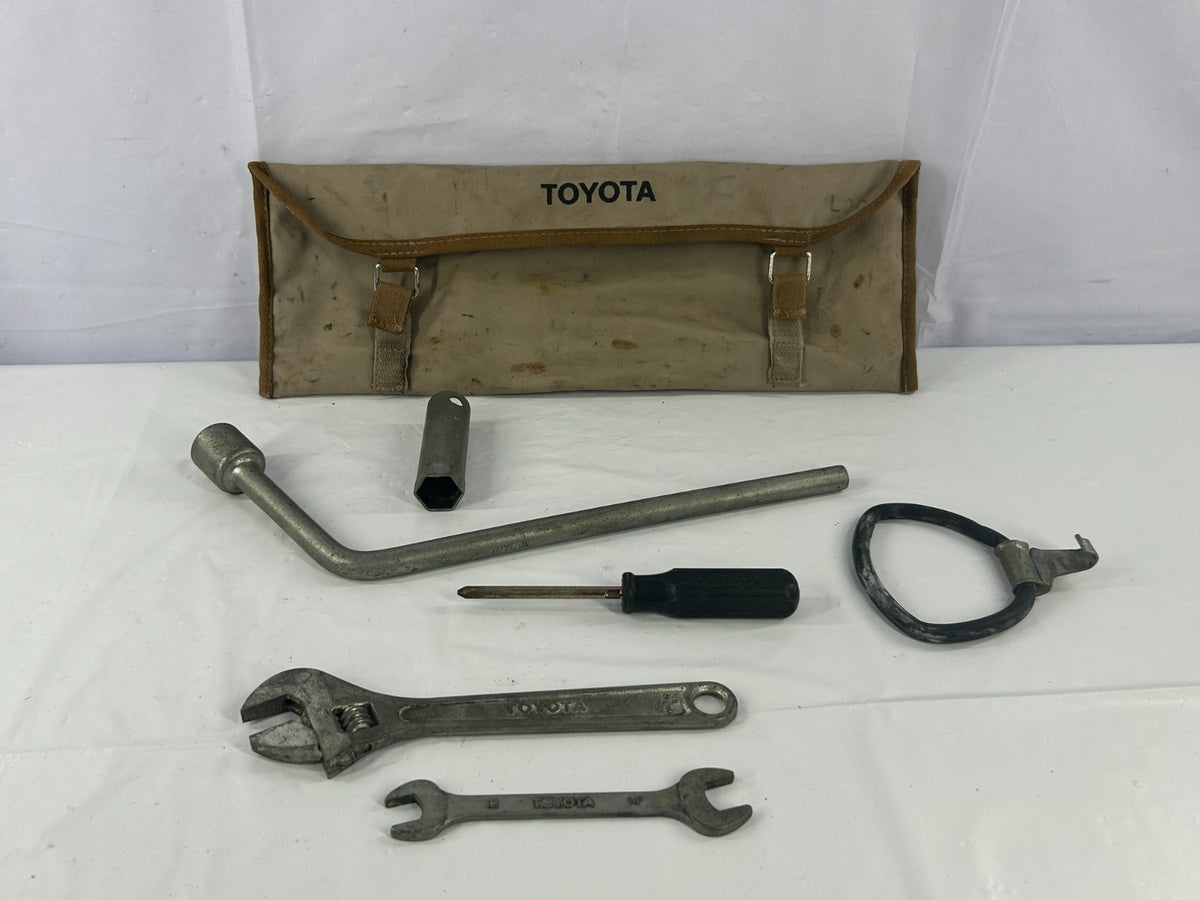 1987-1992 Toyota Land Cruiser Emergency Tool Kit Bag and Tools OEM 09120-60100