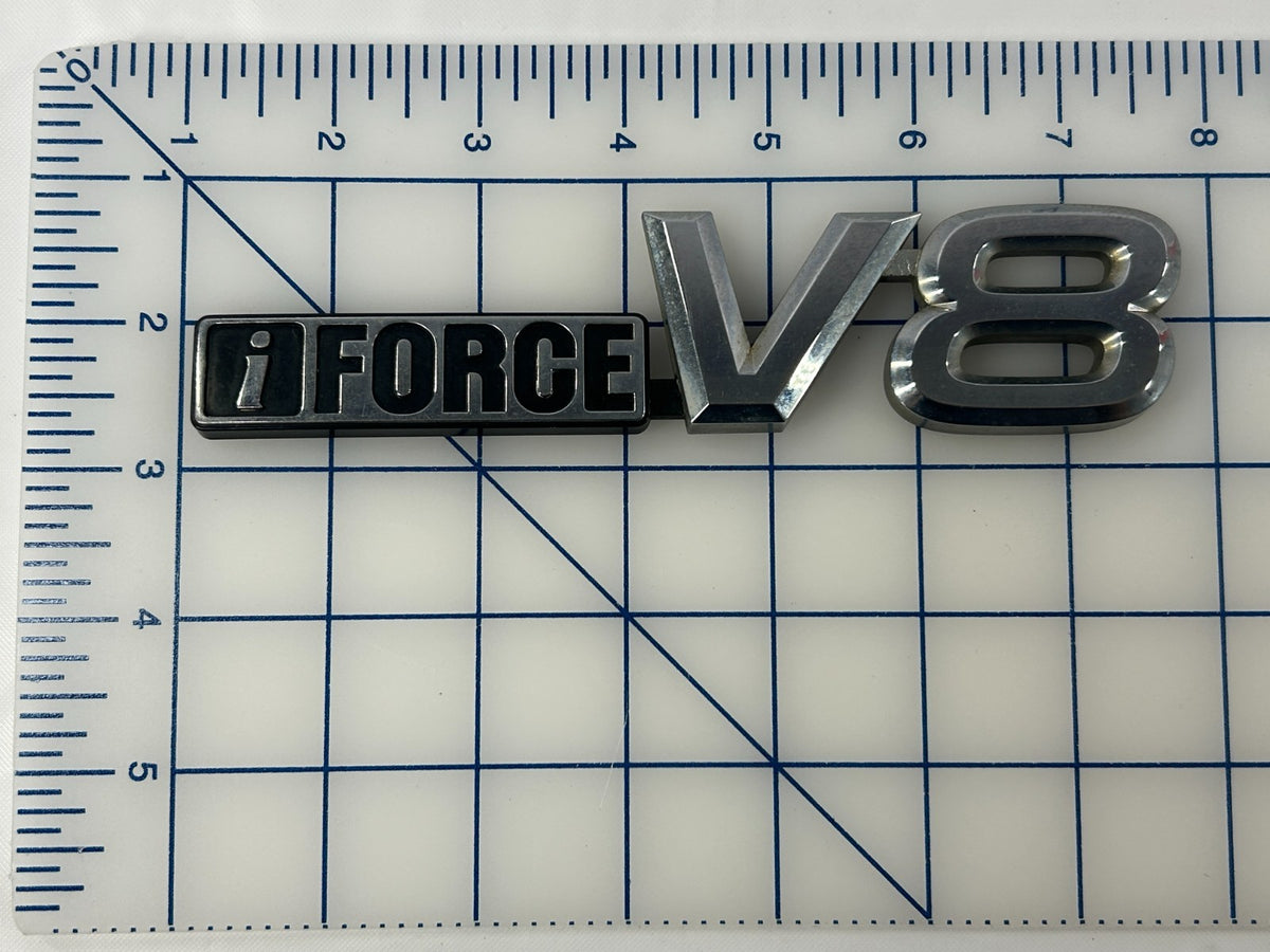 01-07 Toyota Sequoia Tailgate i-FORCE V8 Emblem Badge Decal Logo OEM 75443-34010