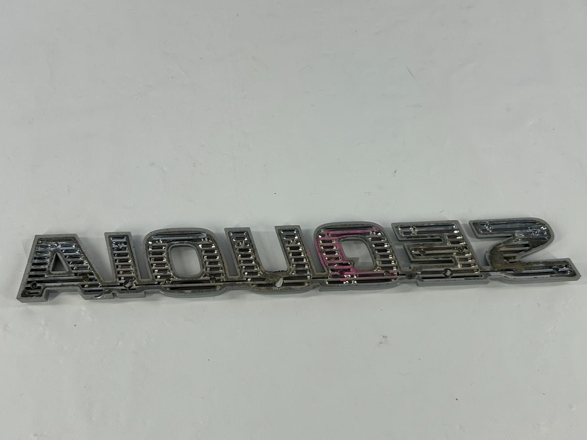 01-07 Toyota Sequoia Rear Hatch Trunk Tailgate Emblem Logo Badge OEM 75471-0C020