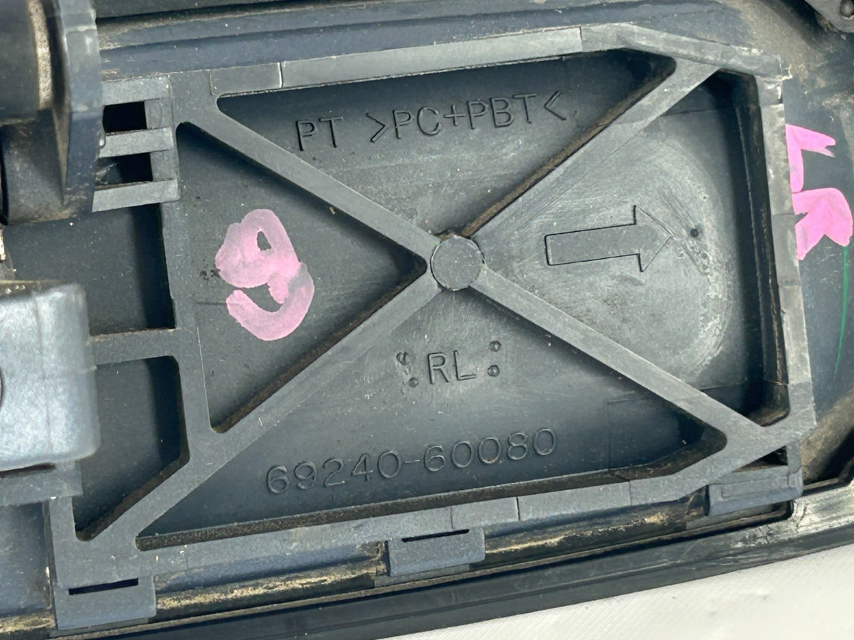 2004-2007 Toyota Sequoia Rear Left Side Door Exterior Handle Blue 69240-34020-J3