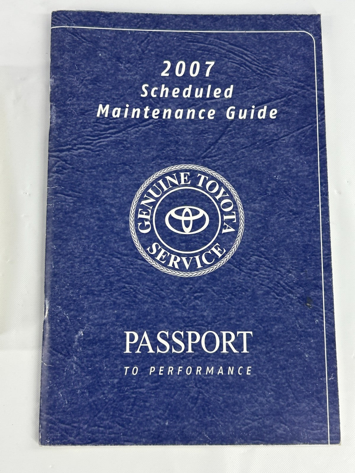 2007 Toyota Sequoia Owners Manual Scheduled Maintenance Guide OEM 01999-34462