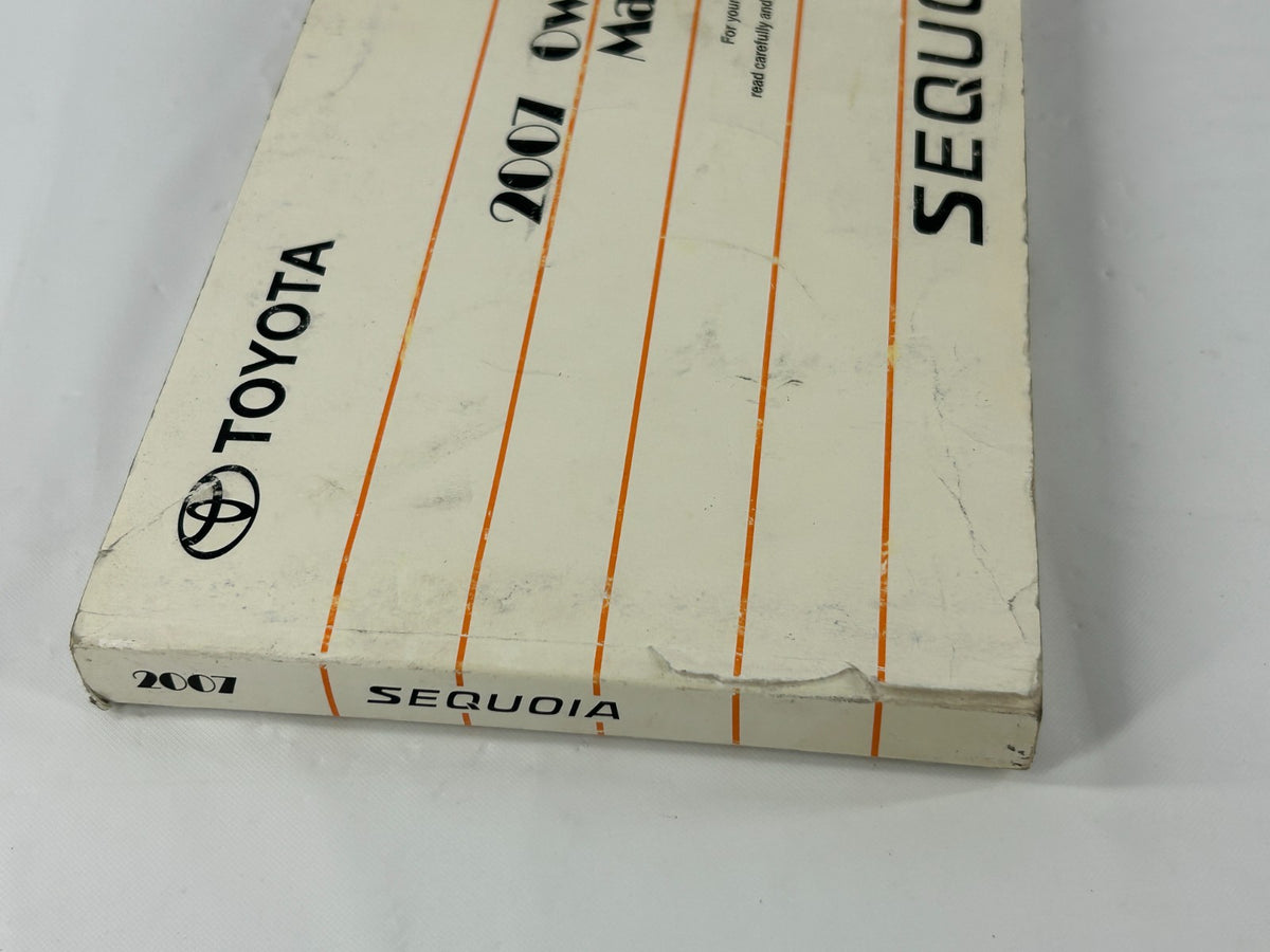 2007 Toyota Sequoia Owners Manual Scheduled Maintenance Guide OEM 01999-34462