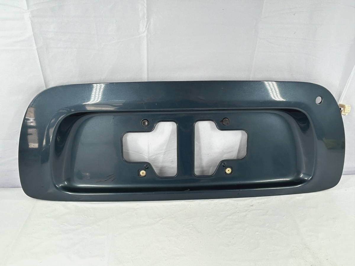 2004-2007 Toyota Sequoia Rear Hatch License Plate Trim Molding Bracket Blue OEM