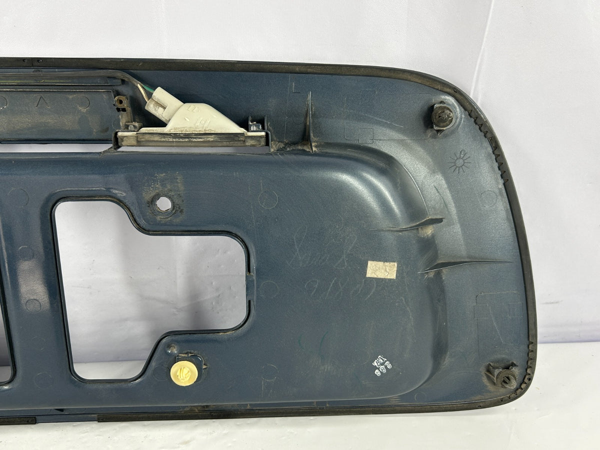 2004-2007 Toyota Sequoia Rear Hatch License Plate Trim Molding Bracket Blue OEM