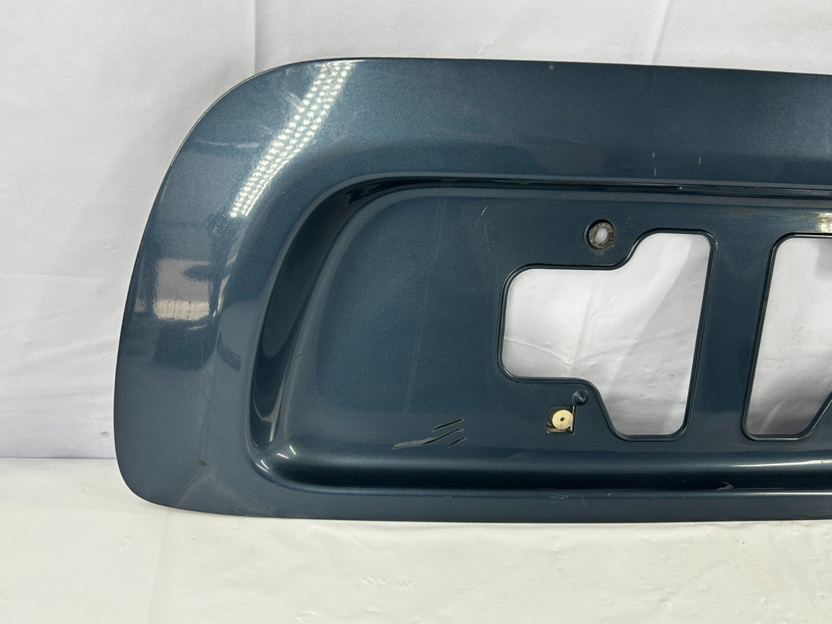 2004-2007 Toyota Sequoia Rear Hatch License Plate Trim Molding Bracket Blue OEM