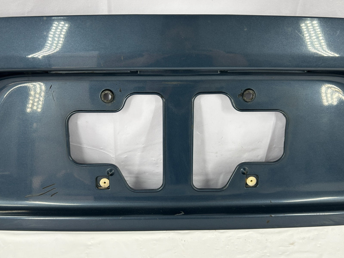 2004-2007 Toyota Sequoia Rear Hatch License Plate Trim Molding Bracket Blue OEM
