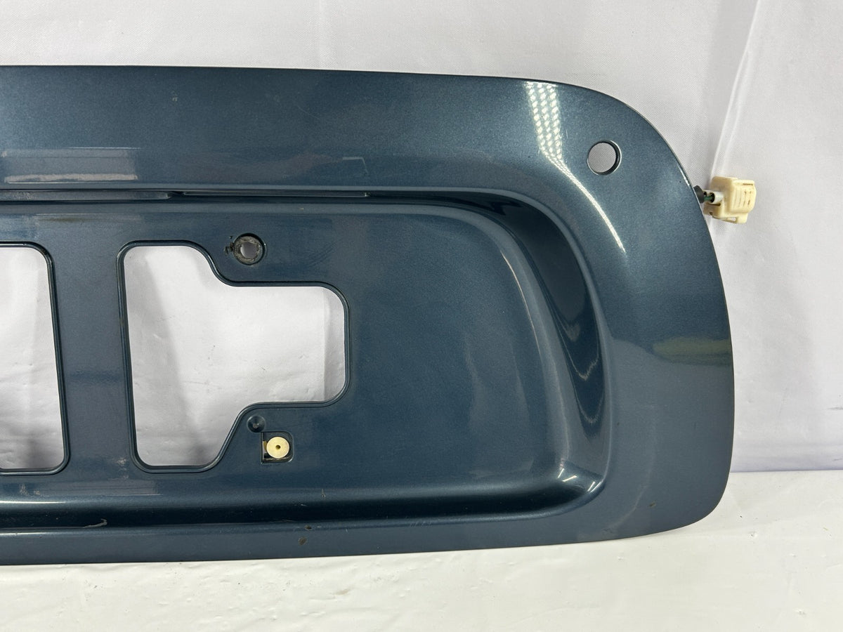 2004-2007 Toyota Sequoia Rear Hatch License Plate Trim Molding Bracket Blue OEM