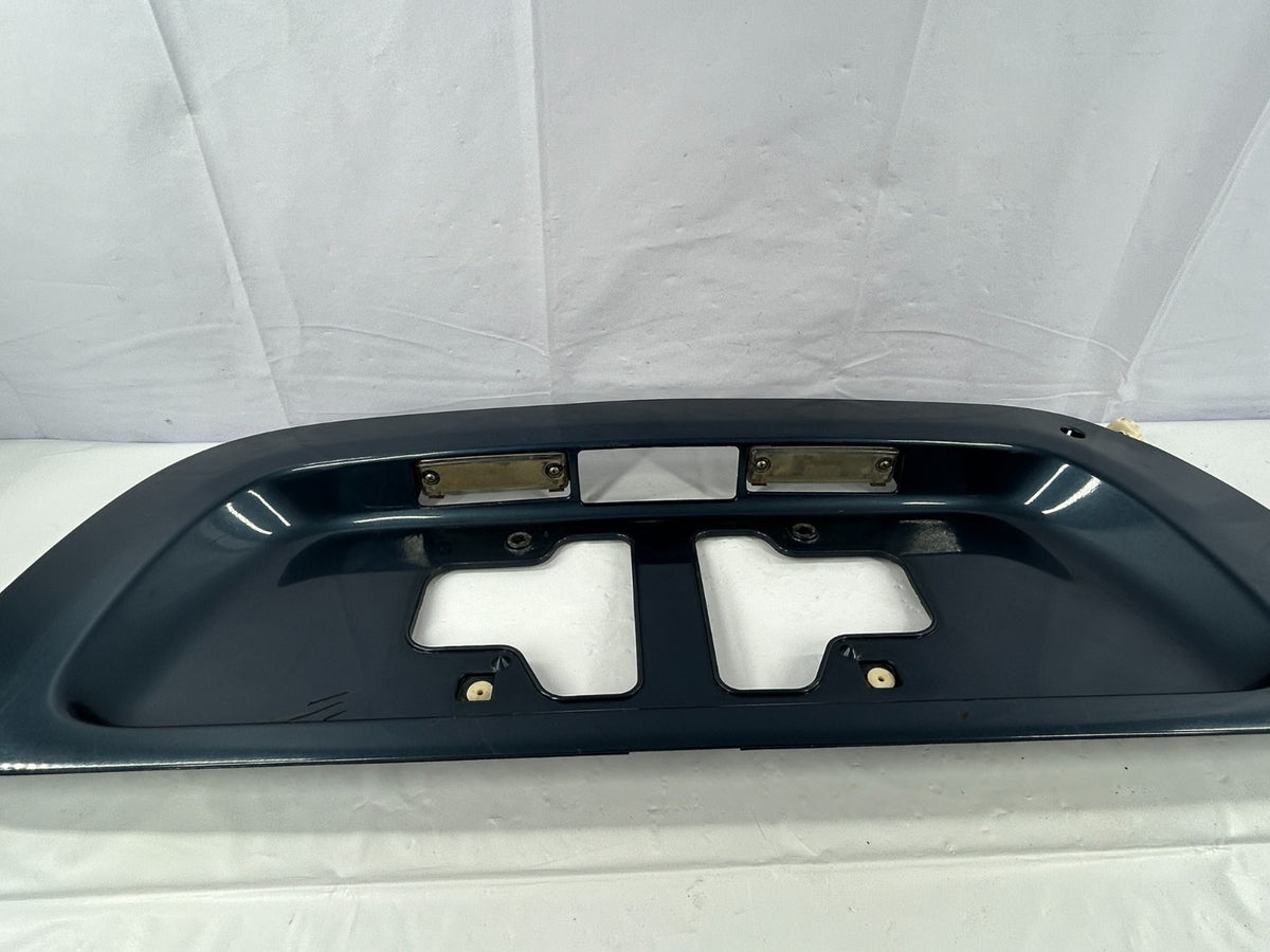 2004-2007 Toyota Sequoia Rear Hatch License Plate Trim Molding Bracket Blue OEM