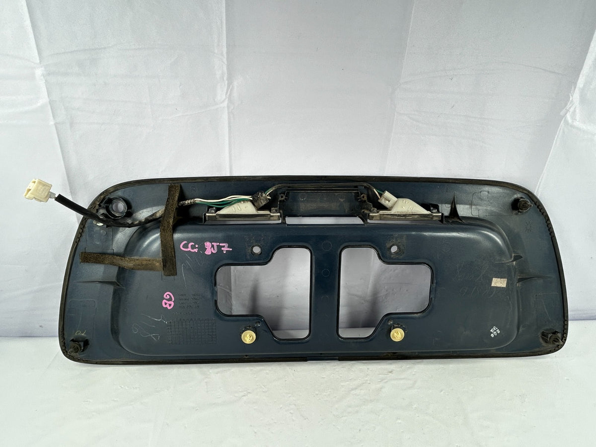 2004-2007 Toyota Sequoia Rear Hatch License Plate Trim Molding Bracket Blue OEM