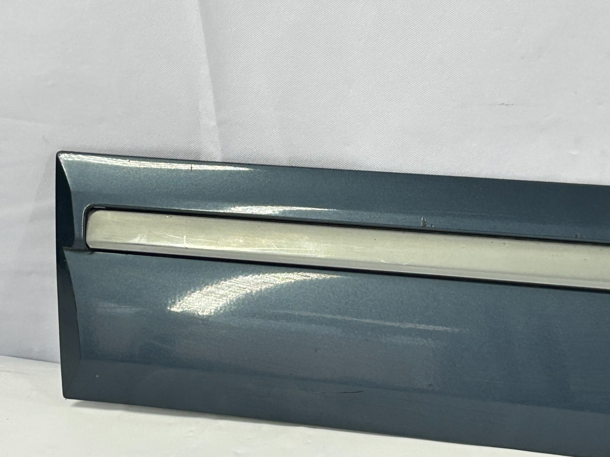 2004-2007 Toyota Sequoia Rear Left Driver Door Molding Trim Blue OEM 75742-0C100