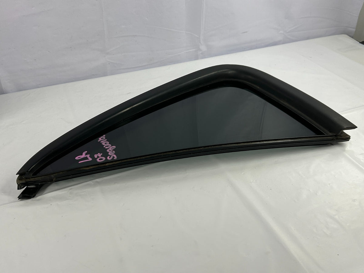 01-07 Toyota Sequoia Rear Left Door Quarter Window Vent Glass OEM 68124-0C020
