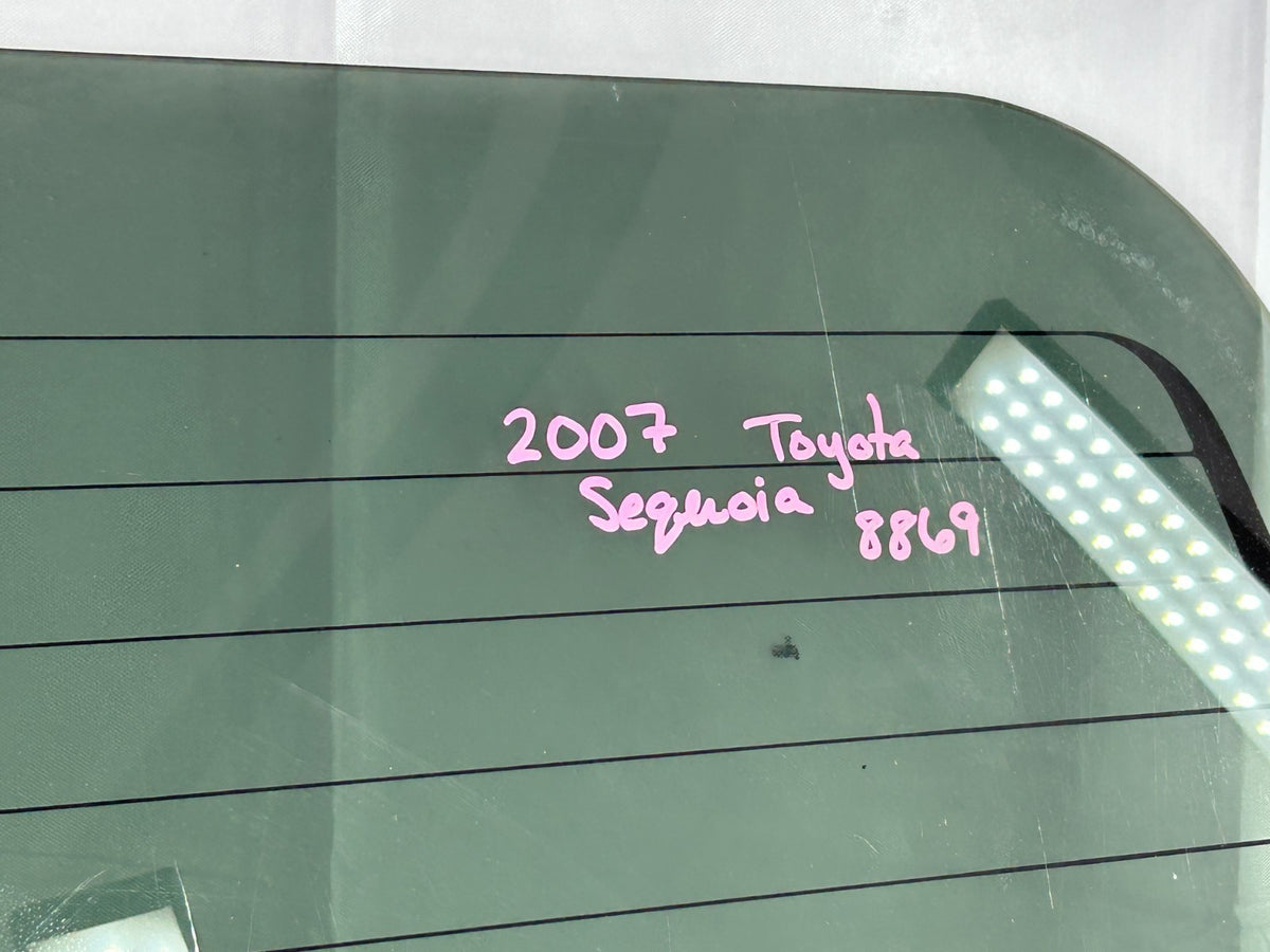 01-07 Toyota Sequoia Rear Hatch Tailgate Back Glass Window Tinted 68150-0C012