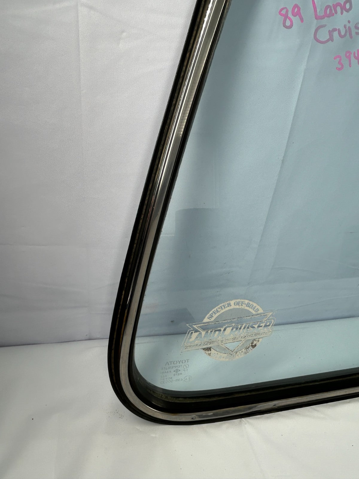 81-90 Toyota Land Cruiser Rear Right Side Quarter Window Glass OEM 62711-90A12