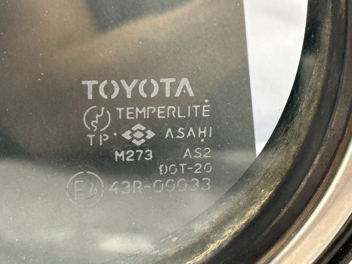 81-90 Toyota Land Cruiser Rear Left Side Quarter Window Glass OEM 62712-90A11