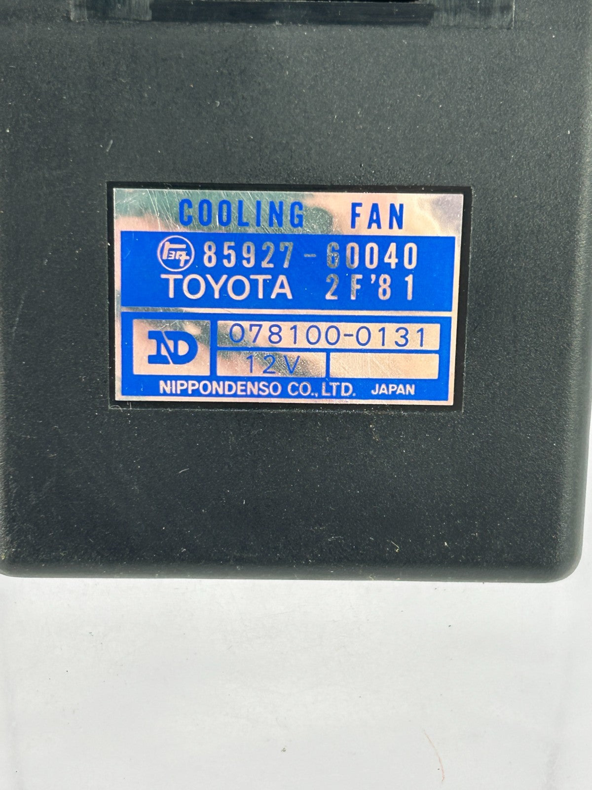 1981-1990 Toyota Land Cruiser Cooling Fan Control Relay Module OEM 85927-60040