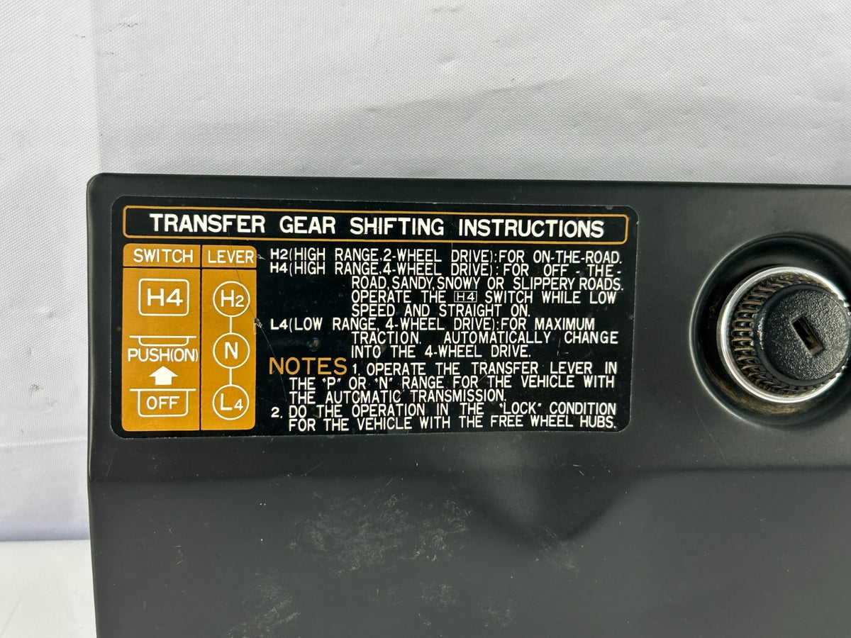 1988-1990 Toyota Land Cruiser Glove Box Door Lid Without Key OEM 55501-90A00-06