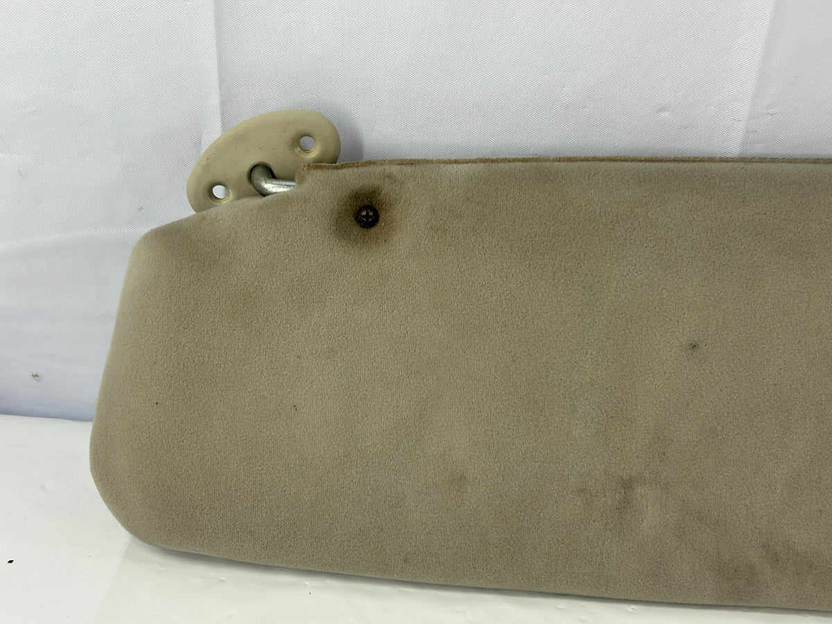 86-90 Toyota Land Cruiser Left Driver Side Sun Visor Beige OEM 74320-90A42-08
