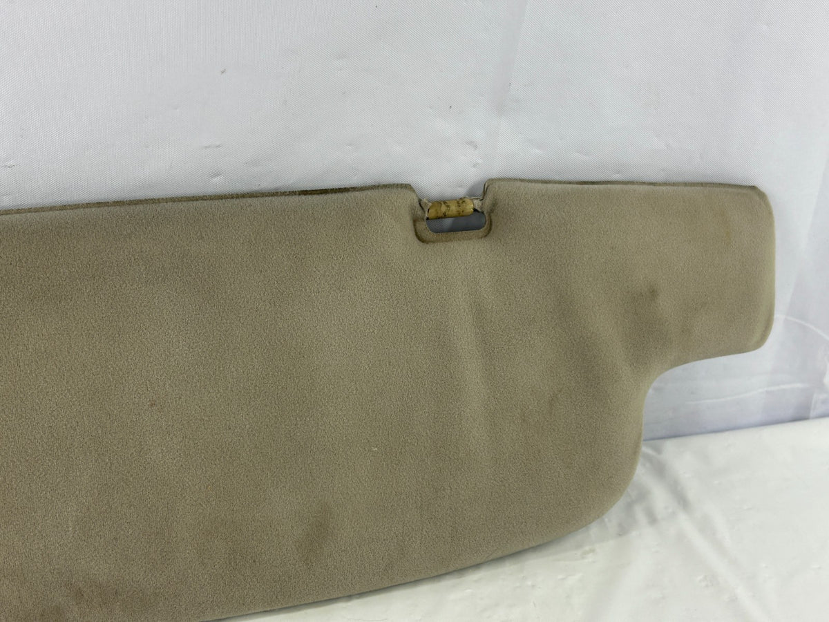 86-90 Toyota Land Cruiser Left Driver Side Sun Visor Beige OEM 74320-90A42-08