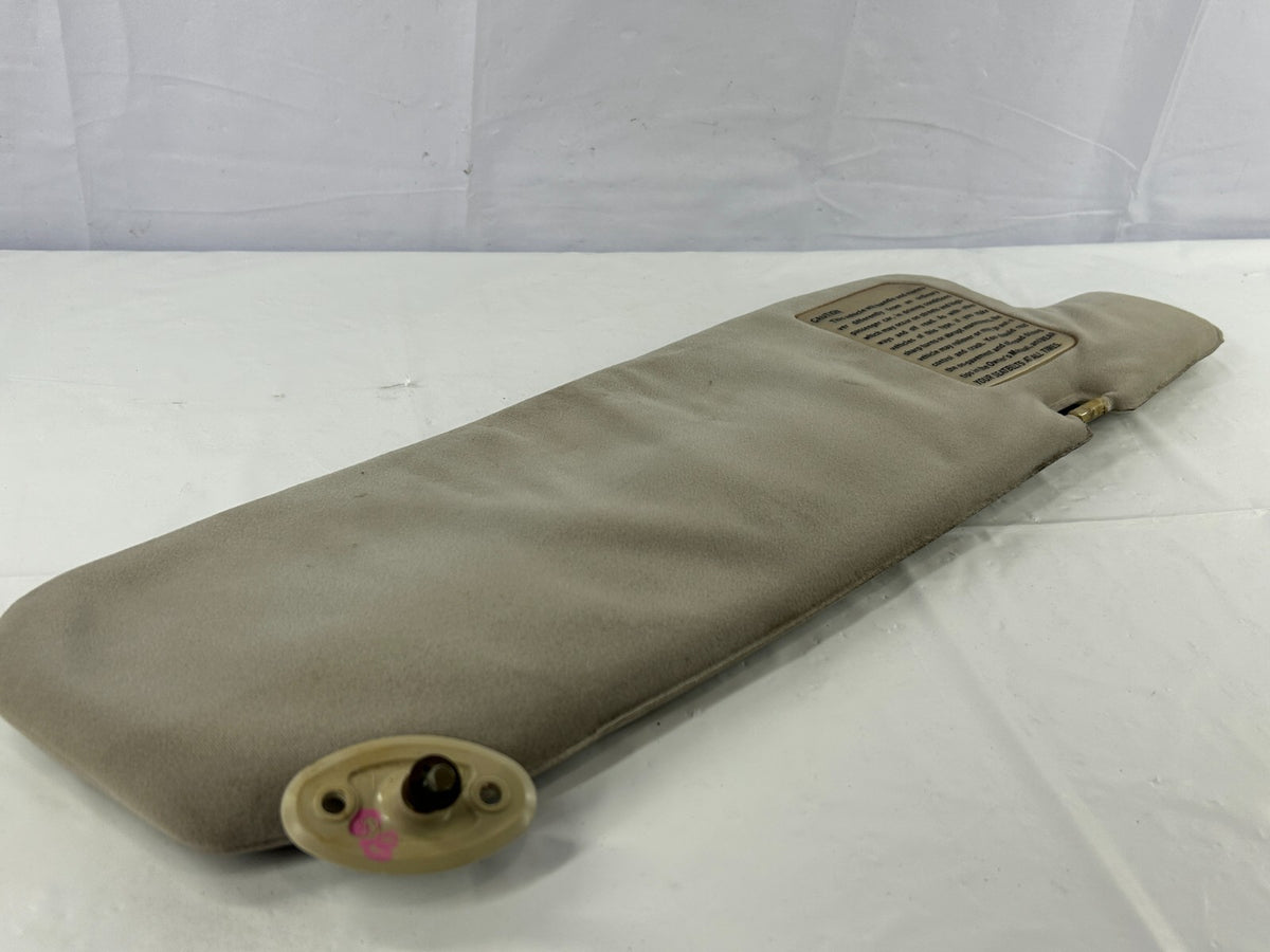 86-90 Toyota Land Cruiser Left Driver Side Sun Visor Beige OEM 74320-90A42-08