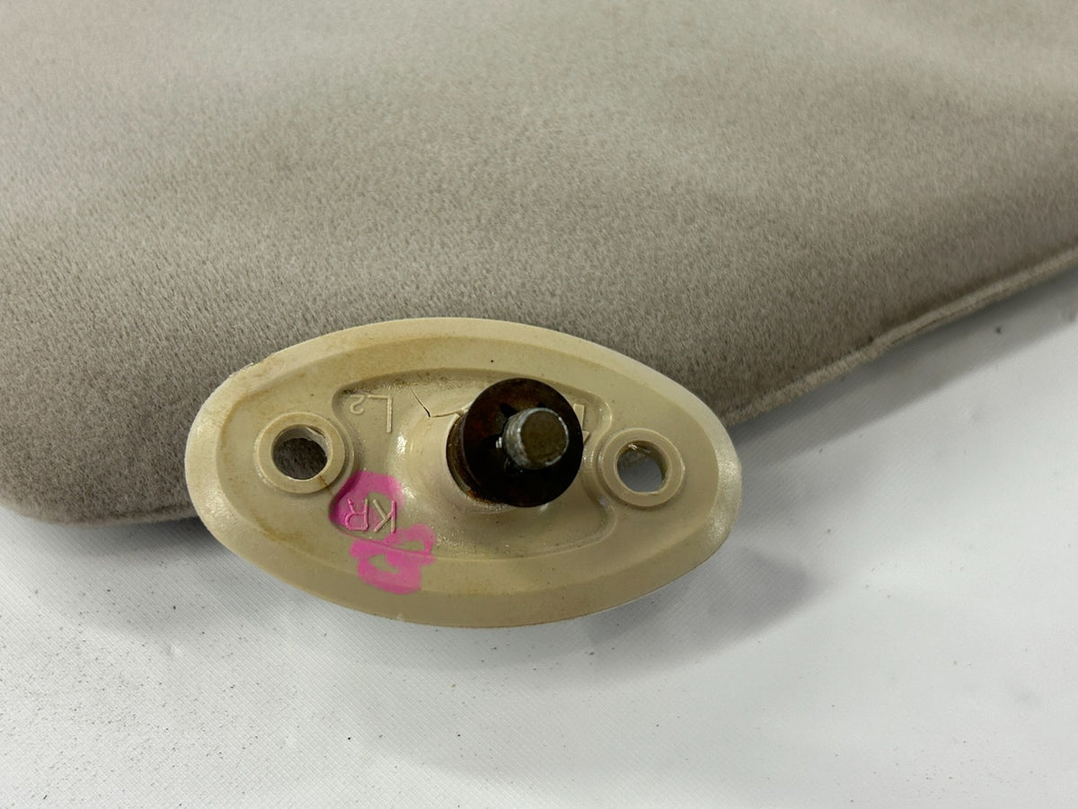 86-90 Toyota Land Cruiser Left Driver Side Sun Visor Beige OEM 74320-90A42-08