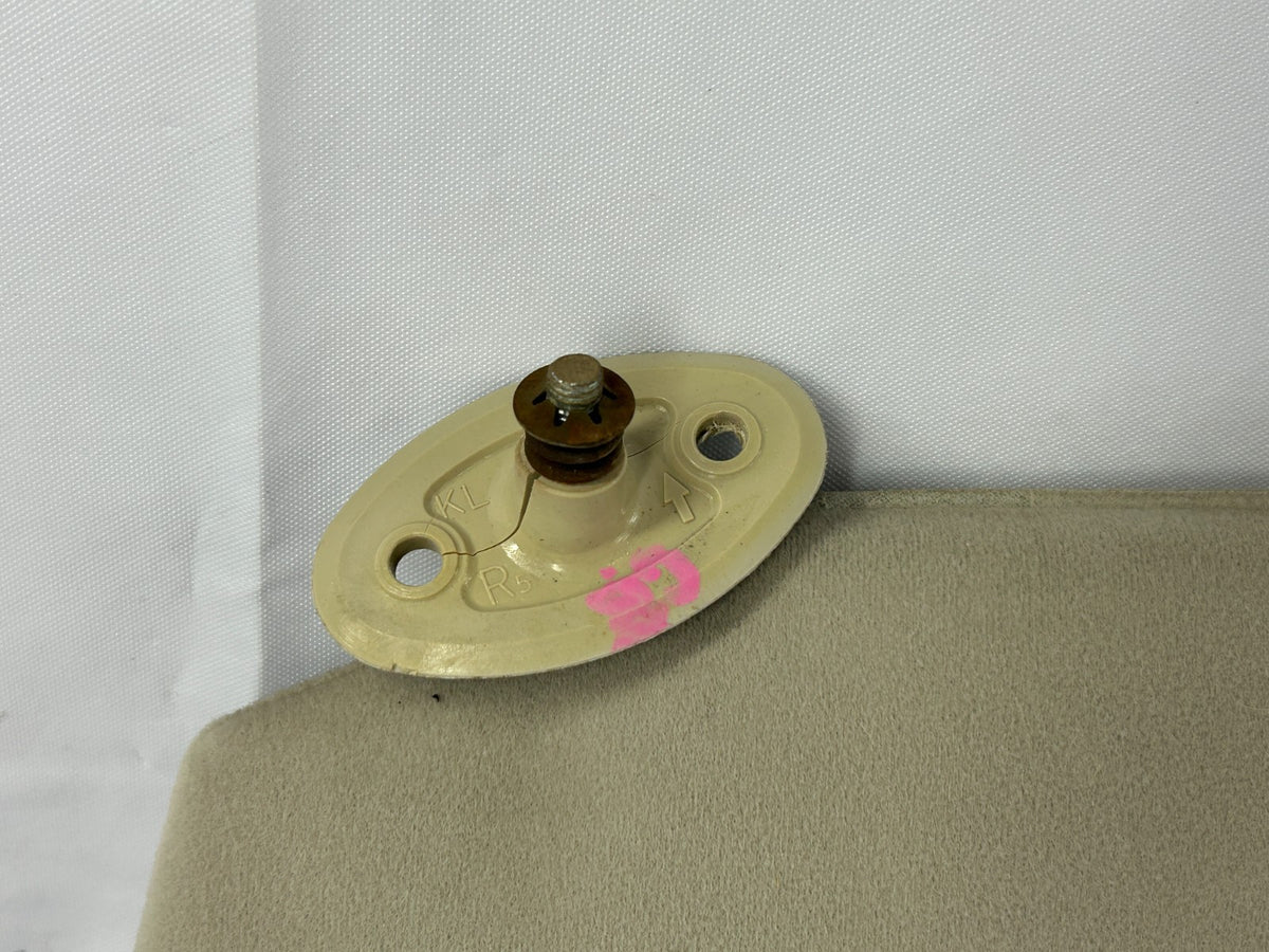 86-90 Toyota Land Cruiser Right Passenger Side Sun Visor Beige OEM 74310-90A52