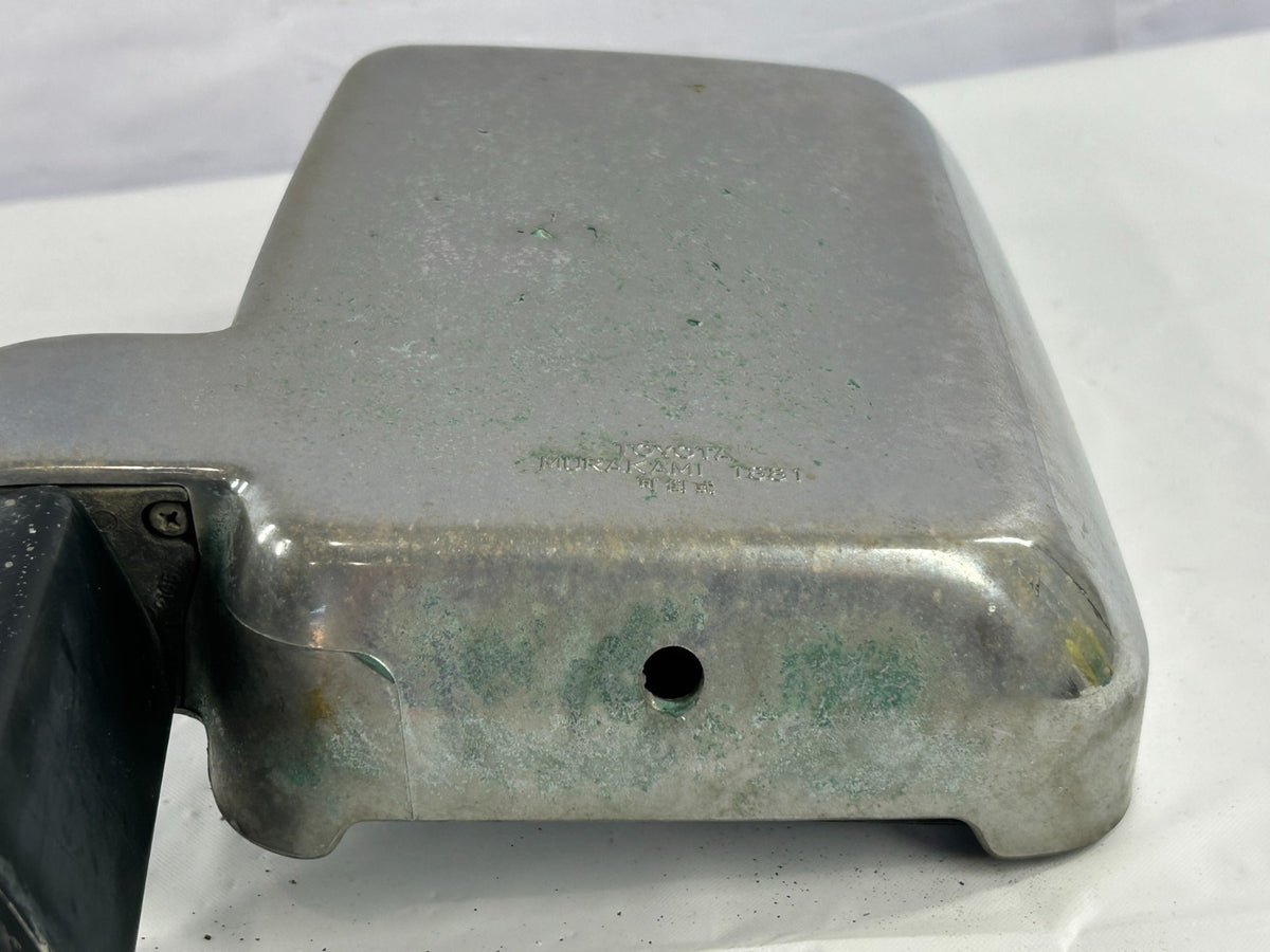 1988-1990 Toyota Land Cruiser Front Left Door Rear View Mirror OEM 87940-90A09
