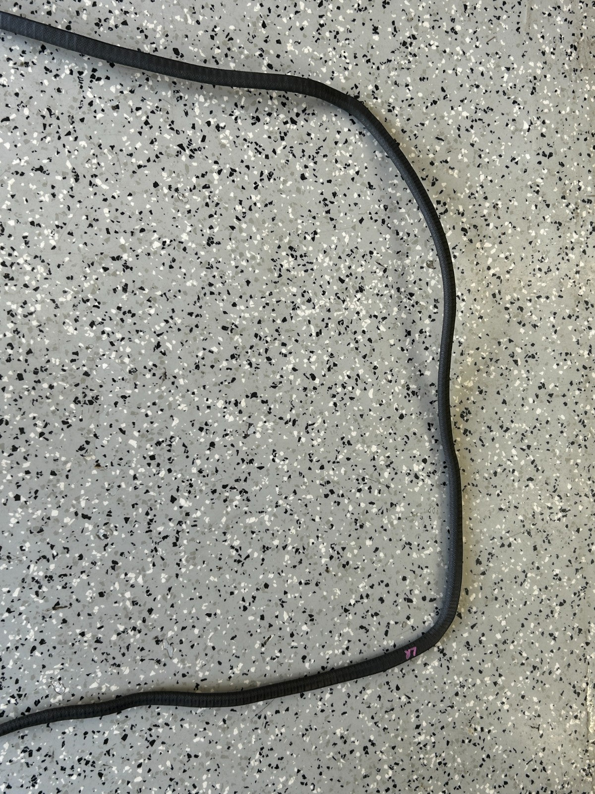 1985-1990 Toyota Land Cruiser Rear Left Window Glass Run Channel OEM 68142-90A01