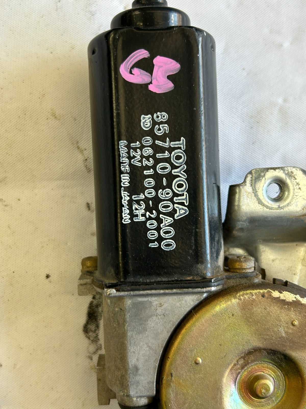 88-90 Toyota Land Cruiser Front Right Window Regulator & Motor OEM 85710-90A00