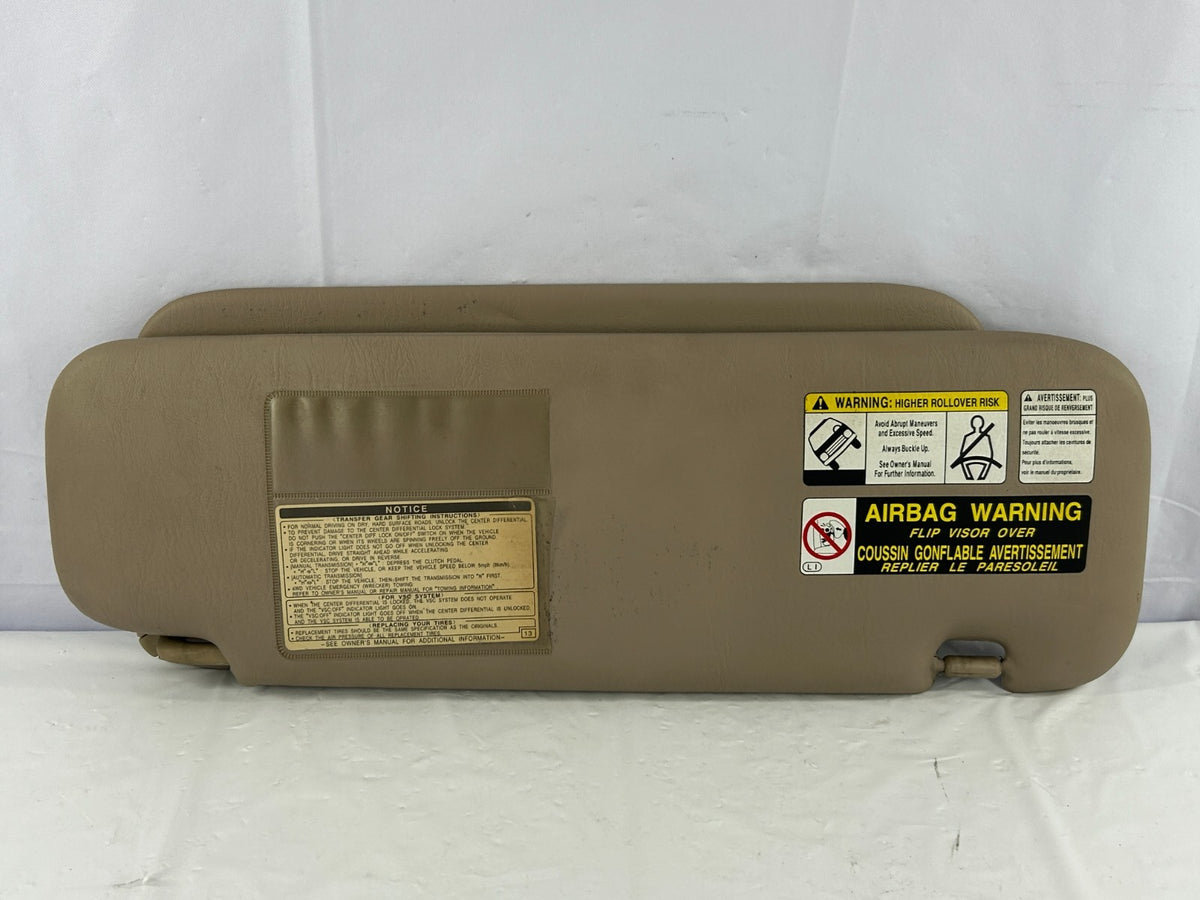 1999-2003 Toyota Land Cruiser Left Driver Side Sun Visor OEM 74330-60020-A0